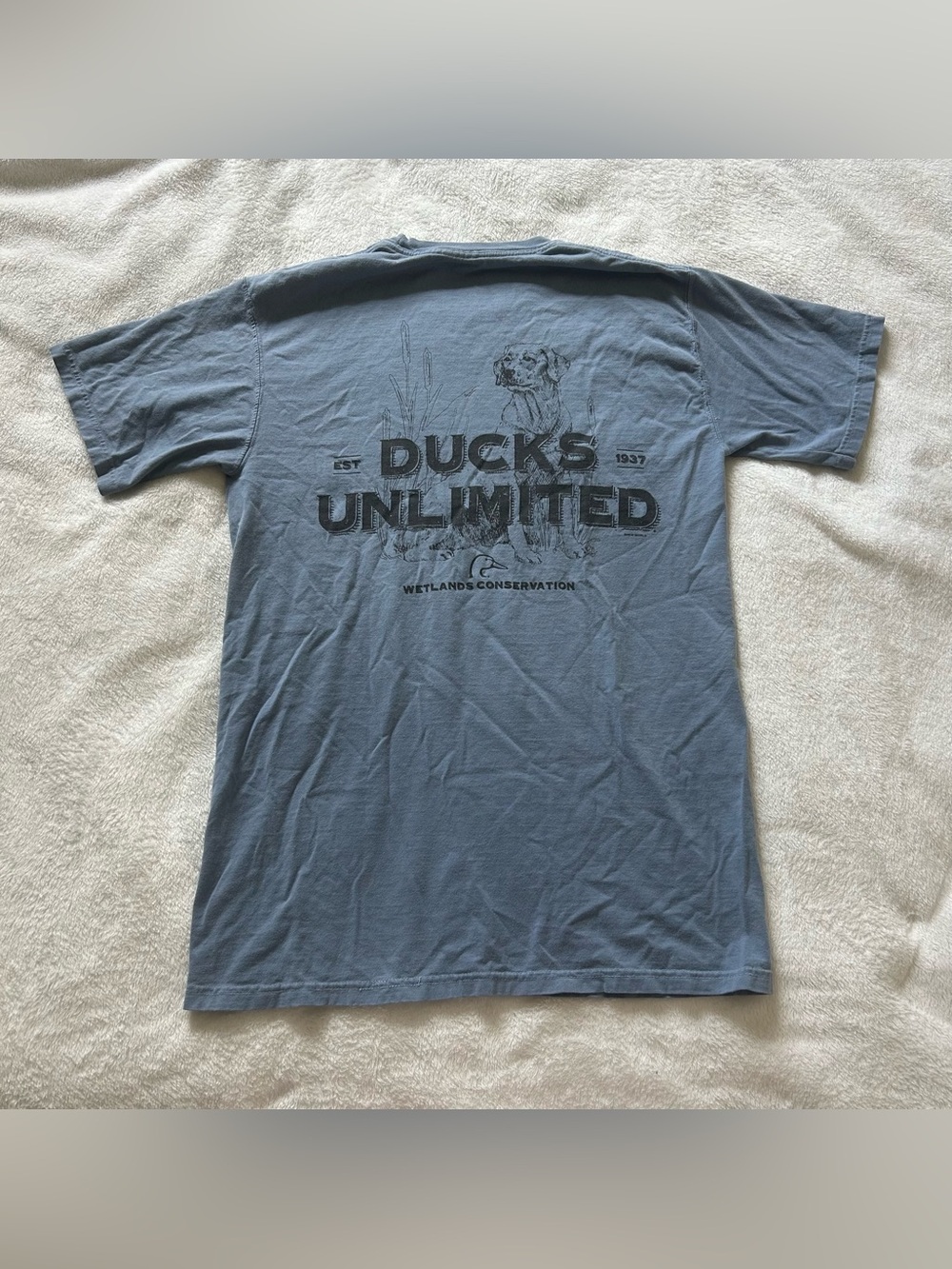 Ducks Unlimited Blue T-Shirt – Size Small
